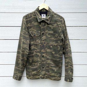 Men's Quiksilver camo chore coat, size medium